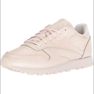Reebok baby pink sneakers